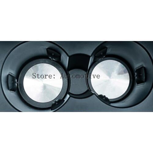 Car Cup Holder Cover Mat Trim Stainless Accessories For Alfa Romeo Giulia Stelvio 2017 Car-styling set of 2pcs