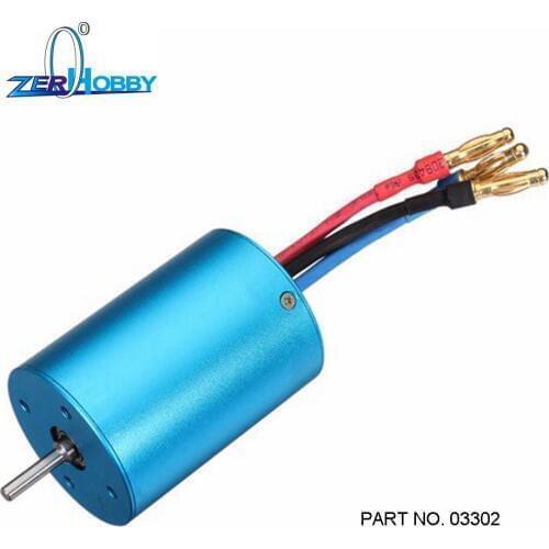 FREE SHIPPING 03302 3650 BRUSHLESS 540 Motor For 1/10 RC Cars Remote Control Car HSP HPI 2-3S Lipo