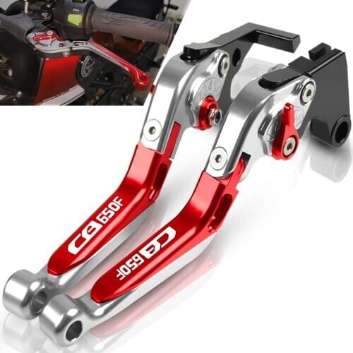 For HONDA CB650F 2014 2015 2016 Motorcycle Adjustable Brake Clutch Lever Handle Brakes Handlebars Accessories CB 650F Handbrake
