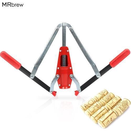 Double Lever Metal Wine Corker bottle cork champagne mead cider Corking for Homebrew wine making