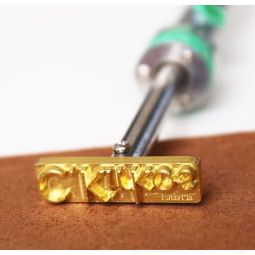 Custom Electric leather stamp tool Heat embosser, branding iron 60W