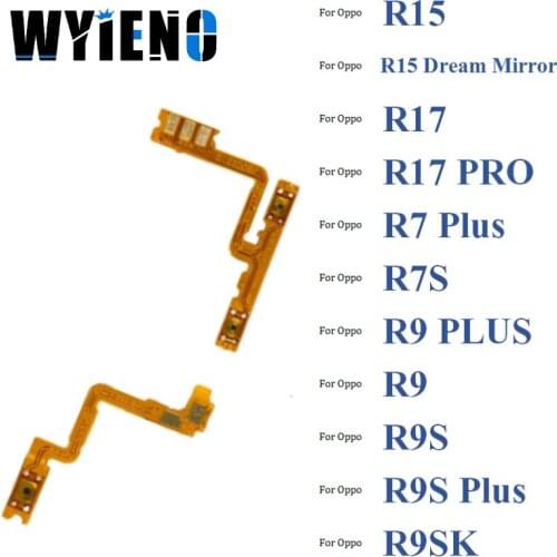 For Oppo R15 Dream Mirror R17 PRO R7 R7S R9 R9S R9S Plus R9SK Power On Off + Volume Up Down Buttons Flex Cable Ribbon