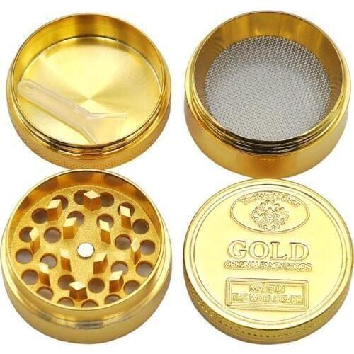 Tobacco Herb Spice Grinder 4 Layers Herbal Smoke Crusher Alloy Herbal Grinder Spice Weed Cutter J2Y