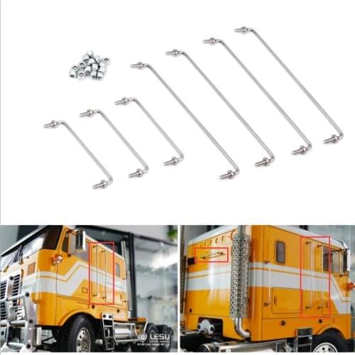 LESU Metal Cab Side Guard for RC DIY TMY 1/14 Glob Lin Tractor Truck Model TH05804-SMT3