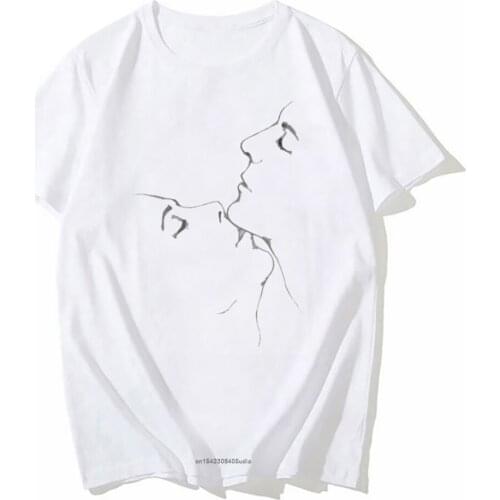 Go Deeper Baby Gay Love Art Print Tee Men High Quality Aesthetic Cool Vintage T Shirt Harajuku Streetwear Gay Love Funny Tshirts