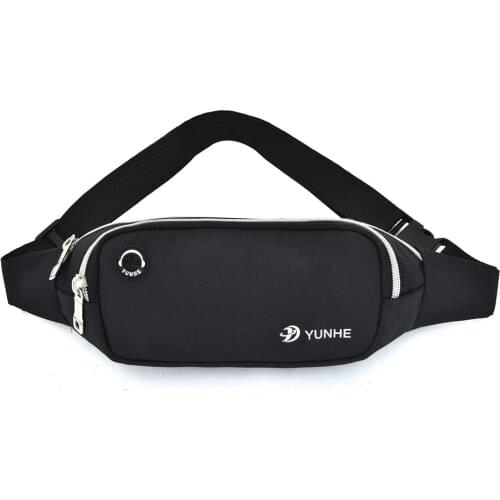 Women Men Fashion Muti-Pocket Shoulder Waist Purse Casual Solid Color Canvas Crossbody Chest Bag Outdoor Sport Handbags Unisex