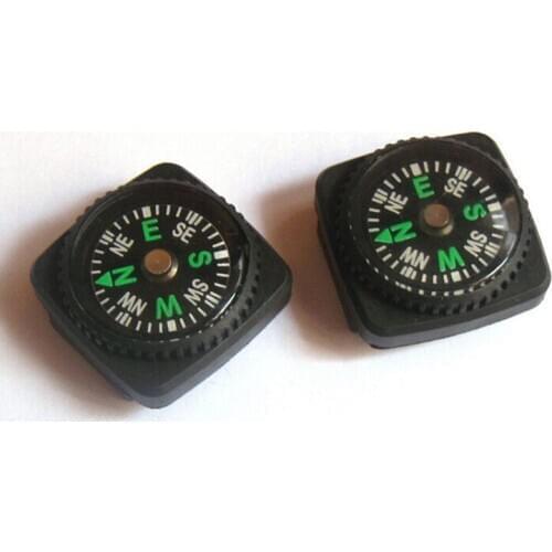 New Belt Buckle Mini Compass For Rope Bracelet Outdoor Camping Hiking Travel Emergency Survival Navigation Tool