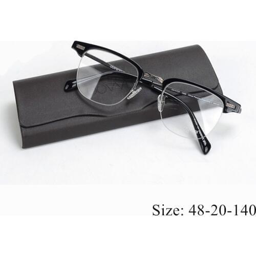 Limited offer Vintage Quality Ultralight alloy halfrim eyeglass frame OV1172T oval eyewear women men style for sale free ship