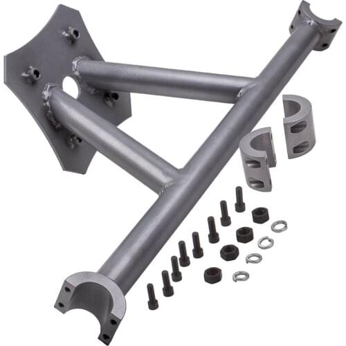 Silver Spare Tire Mount Support Carrier for Polaris UTV RZR XP 1000 Turbo 14-18
