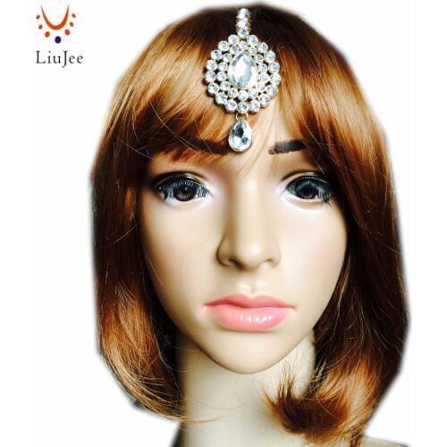 Handmade Maang Tikka/ Indian India Mughal Pakistan Traditional Jewelry/ Indian Bindis/Ethnic Forehead Jewelry/Headpiece KD013