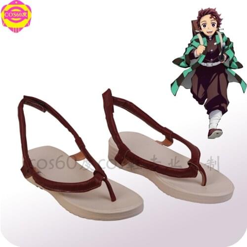 Demon Slayer: Kimetsu no Yaiba Demon Hunter Tanjiro Kamado Cosplay Shoes