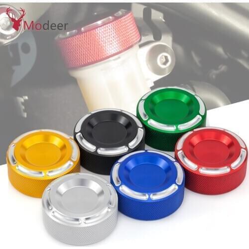 Universal Motorcycle Rear Brake Oil Fluid Reservoir tank Oil Cap Cover For Honda Kawasaki Yamaha TRIUMPH SUZUKI GSX R 600 750