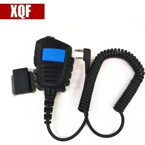 XQF 10PCS Speaker MIC For Kenwood TK2160 TK370 TK3402 TK2312 BAOFENG UV-5R UV5RA Walkie Talkie