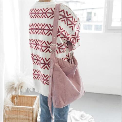 Women Shopping Bags 2019 New Hot Sell Girls Solid Color Shoulder Bags Casual Beach Bags Girls Student School Bags