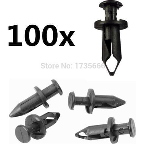 100PCS Fender Clip Body Rivet ATV Parts For Polaris Sportsman 550 850 XP Rangers Rzr 7661855