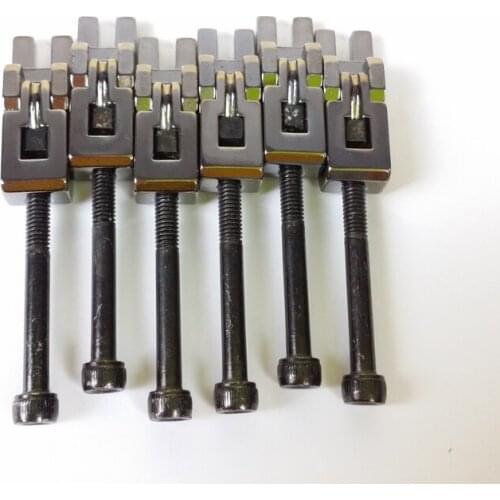 4pcs Electric guitar duplex bridge bottom chord bar The string tremolo system pressure The bridge accessories