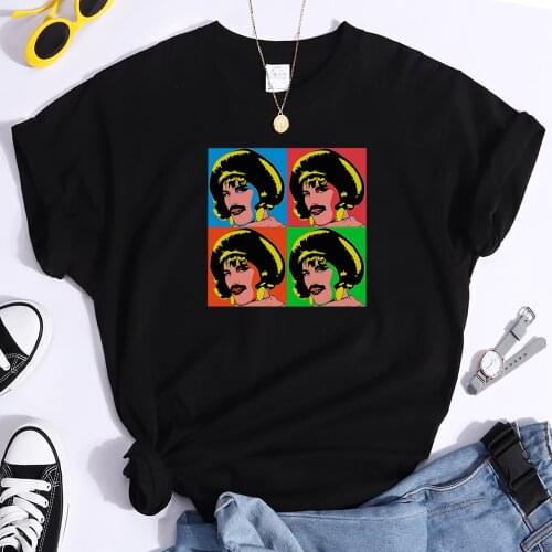 80s Retort Streetwear Style Fashion Printing Womens Tops Shirt Short Sleeve Tops Spring Summer T Shirt Vintage Womens T Shirts