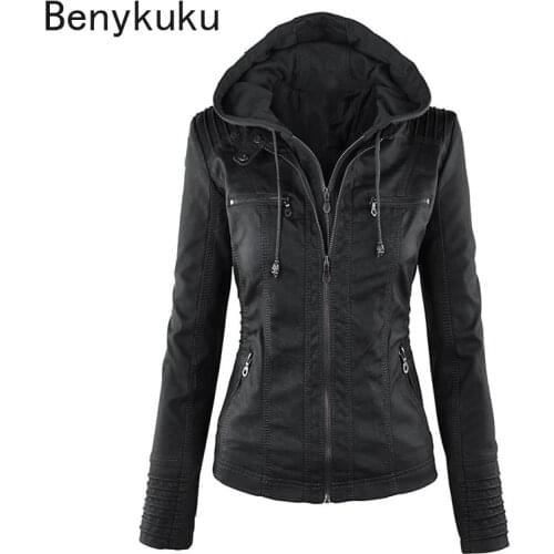 Benykuku Women's Leather Jackets