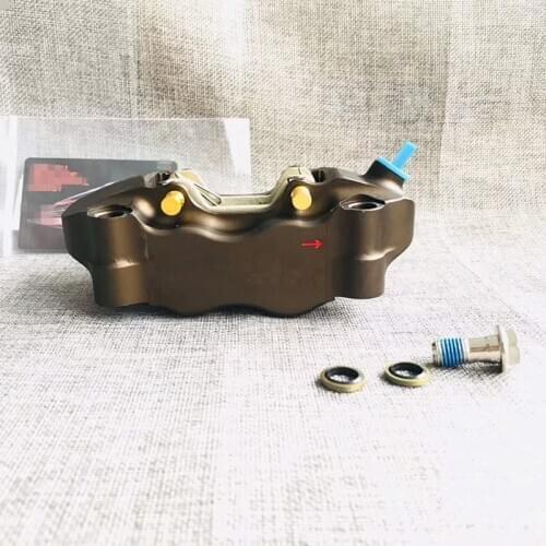 Free shipping Motorcycle Brake Caliper 100mm Mounting Radial 30/34mm 4 Piston Hpk Billet For Honda Yamaha Kawasaki Suzuki