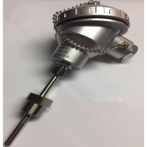 Thermal resistance temperature sensor WZPB-231/WZPB-230 temperature transmitter pt100 output 4-20ma 4 points thread tube 6*100mm