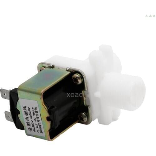 220V AC Electric Solenoid Valve Magnetic N/C Water Air Inlet Flow Switch 1/2" M05 dropship
