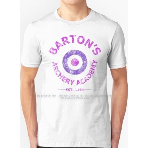 Bartons Academy T Shirt 100% Pure Cotton Hawkeye Hawkguy Clint Barton Kate Bishop Matt Fraction Comics Superheroes Creative