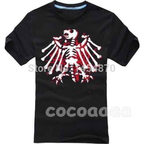 Toten Hosen Rock Brand men women shirt 3D High Quality mma skull Bird bone fitness Hardrock heavy Dark Metal 100%Cotton