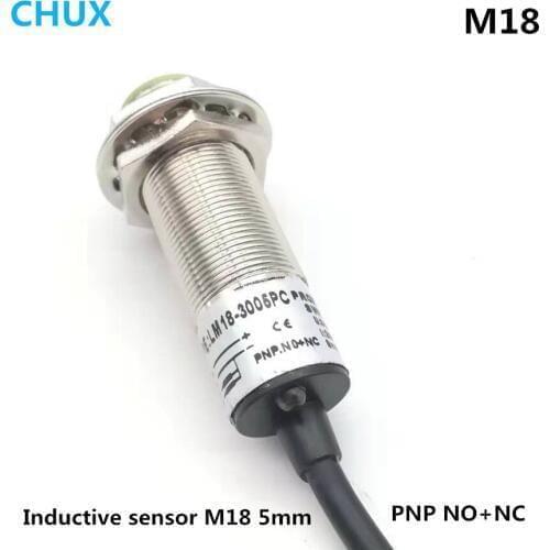 M18 Motion Inductive Sensor PNP IM18 6-36V DC 5mm sensing Detect Distance Proximity Switch
