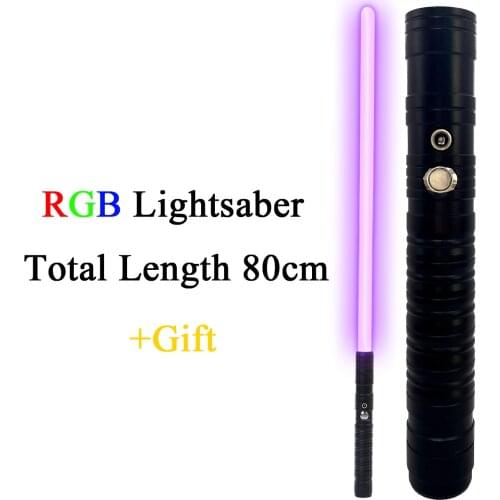 Mini Laser Sword FX Metal Hilt Color Changing Light Saber Heavy Dueling Sound Cosplay LED Espada Blaster Toy Children Gift