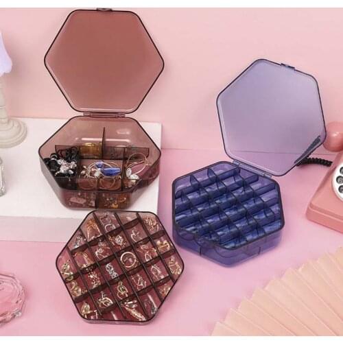 Plastic Jewelry Boxes Plastic Tool Box dustproof Craft Organizer Storage Beads Bracelet Jewelry Boxes Packaging Wholesale