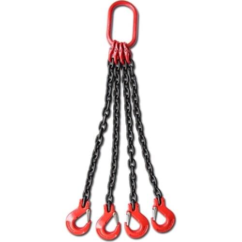 2T--4.7Tonx1M four legs 4-claw chain lifter for drum lifter clamp bucket barrel oil tank can chain sling