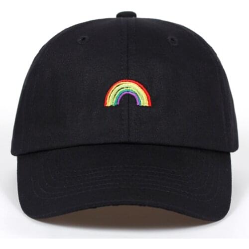 High Quality Baseball Cap Unisex Men Women Brand Cotton Rainbow Snapback Caps Hip Hop Hats Dad Hat Bone Garros