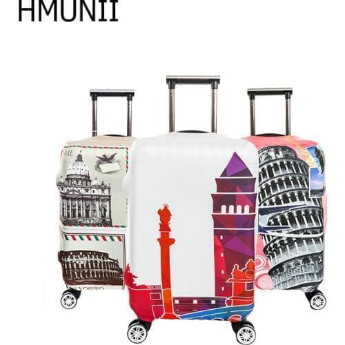 HMUNII Brand New Fashion Luggage Protective Cover For 18 to 32 inch Trolley suitcase Elastic Dust Bags Case Travel Accessories
