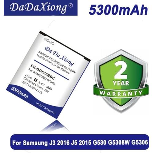 Da Da Xiong 4580mAh EB-BG530BBC Battery for Samsung Galaxy Grand Prime G5308W G5306 G530H G530F G530FZ G530Y G5309W etc Battery