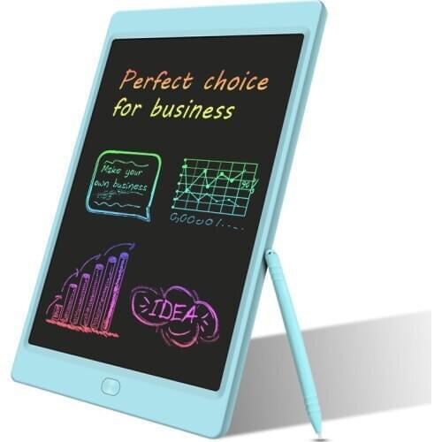 LCD Writing Tablet 10 Inch Drawing Pad, Colorful Screen Doodle Board for Kids, Traveling and Educational Learning Gift Toys Blue