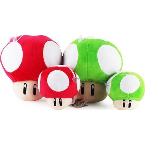 4 size choosable Toad Mushroom Keychain Plush Toy Soft Stuffed Doll