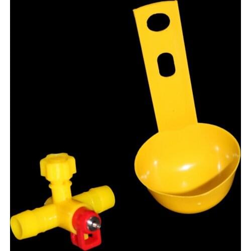 Farm Chicken Waterer bowls Hanging Chicken drinkers Round Cup bowl Quail waterer Farm equipment Chicken coop waterer 4 sets