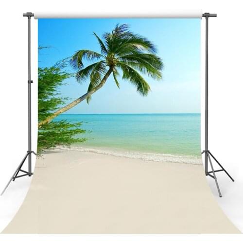 Avezano Backdrop Summer Tropical Sea Beach Holiday Coconut Tree Photography Backgrounds Photo Studio Photozone Photophone Decor