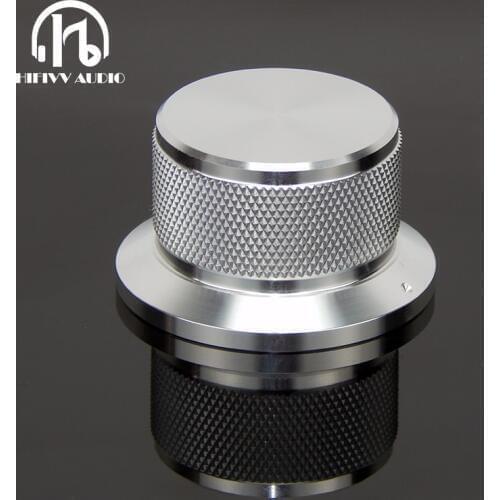 Hifi amplifier speaker Aluminum Volume knob 1pcs Diameter 44mm Height 25mm amplifier Potentiometer knob black silver gold