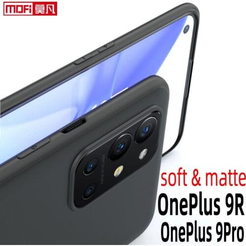 Matte case for oneplus 9r case oneplus 9 cover anti-knock ultra thin soft back silicon slim one plus 9 r sell coque business men