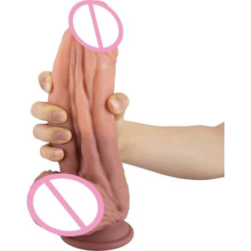 Soft Super Big Realistic Dildo Penis with Suction Cup Lesbian Toys Fake Dick Huge Anal Dildos Masturbation Sex Toys for Woman