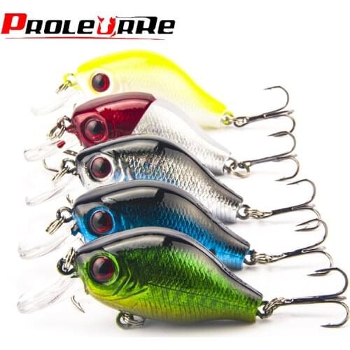 1Pcs Crank Fishing Lure 55mm 8.2g Floating Fishing Wobblers Artificial Hard Bait Crankbait Japan Pesca Minnows Fishing Tackle