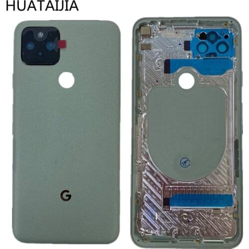 New 6.0 inch For Google Pixel 5 Original Back CASE google pixel 5 door Rear Housing GD1YQ GTT9Q battery case