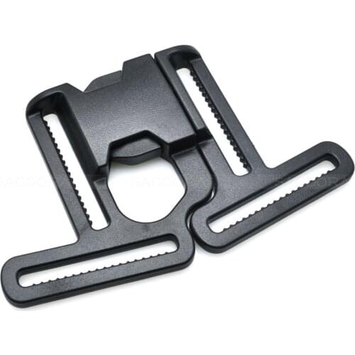 2" Webbing size 50mm Woven Tape Sewing Side Release Buckle Plastic for Backpack Straps Outdoor sports bag