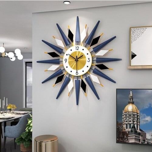 Luxury Creative Wall Clock Modern Design Nordic Art Digital Silent Wall Clock Living Room Relogio De Parede Home Decor DG50WC