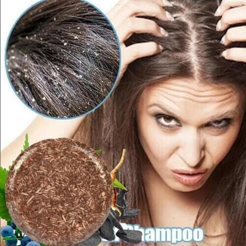 Polygonum multiflorum shampoo soap hair darken moisturizing repair damaged hair anti-itch Organic Grey Reverse Shampoo