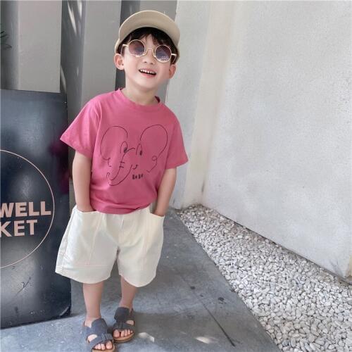 Toddler Boy Shorts Casual Loose Large Pocket Elastic Waist Shorts for Boy 2 3 4 5 6 7 Years Kids Pants 2020 Summer Boy Shorts