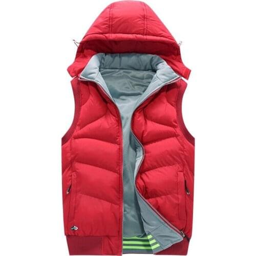 STANDSELF Hooded Vests For Men