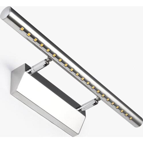 LED Bathroom Wall Lamp 3W/5W Simplicity Stainless Steel Bathroom Mirror Front Lights for Vanity Mirror Mural Decoration Lighting