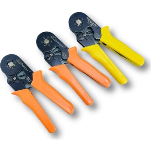 Tubular Terminal Hand Crimping Plier 6-6 6-4 0.25-6mm 23-10AWG & 10-4 0.25-10mm 23-7AWG Electrical Crimping Pliers Hand Tool Set